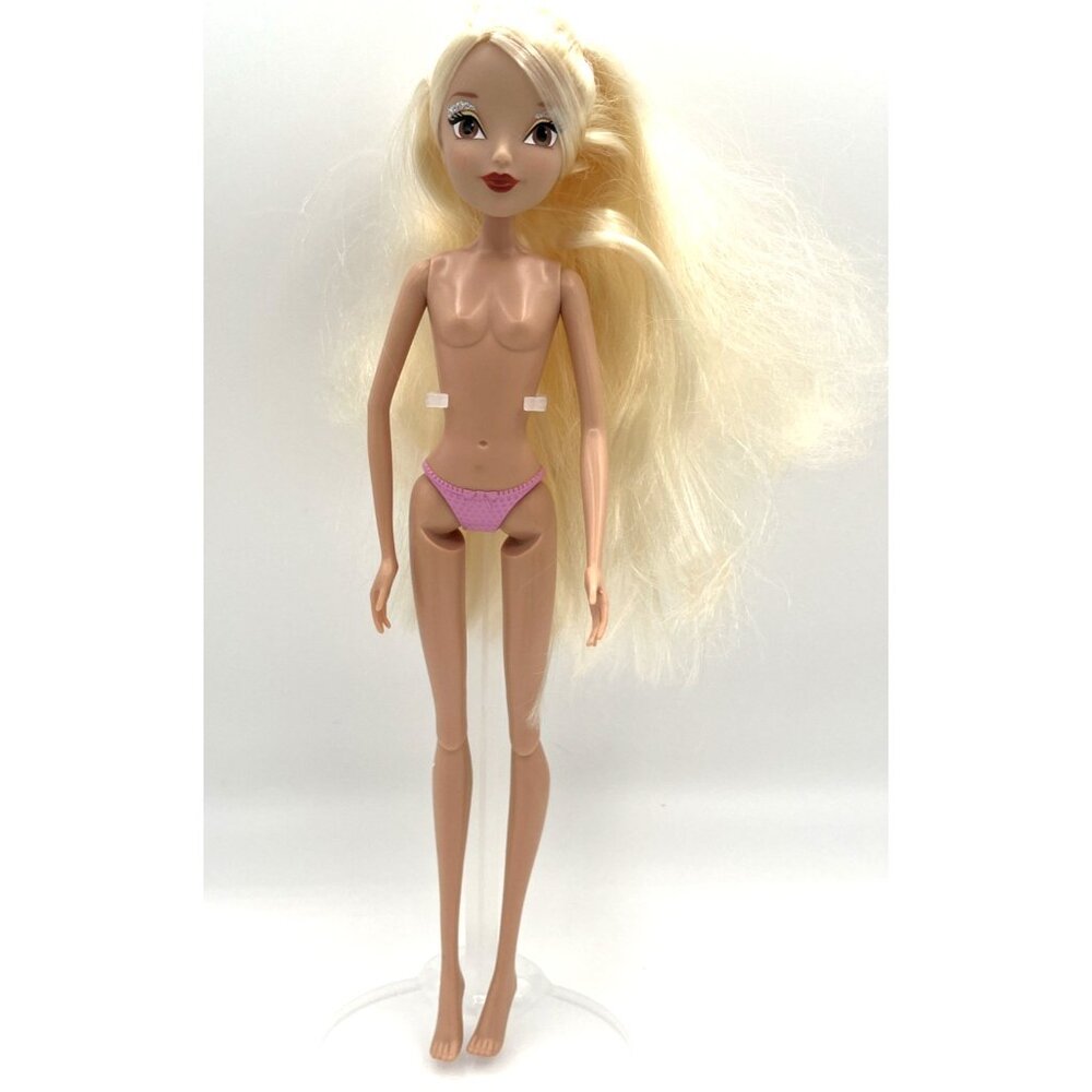 Winx Club Stella Believix Speedix Fairy Doll Jakks Pacific 2012 NUDE‎ no wings